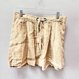 J.Crew Women's Beige Linen Skirt - Size‎ M/L